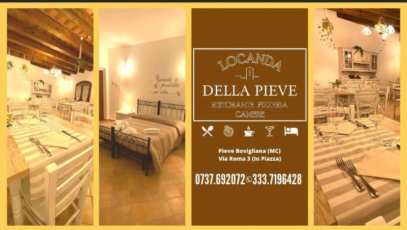 Locanda Della Pieve Pievebovigliana Екстер'єр фото